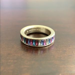 Kendra Scott Jack Gold Band Ring in Multi Crystal